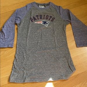 long fleeced patriots shirt